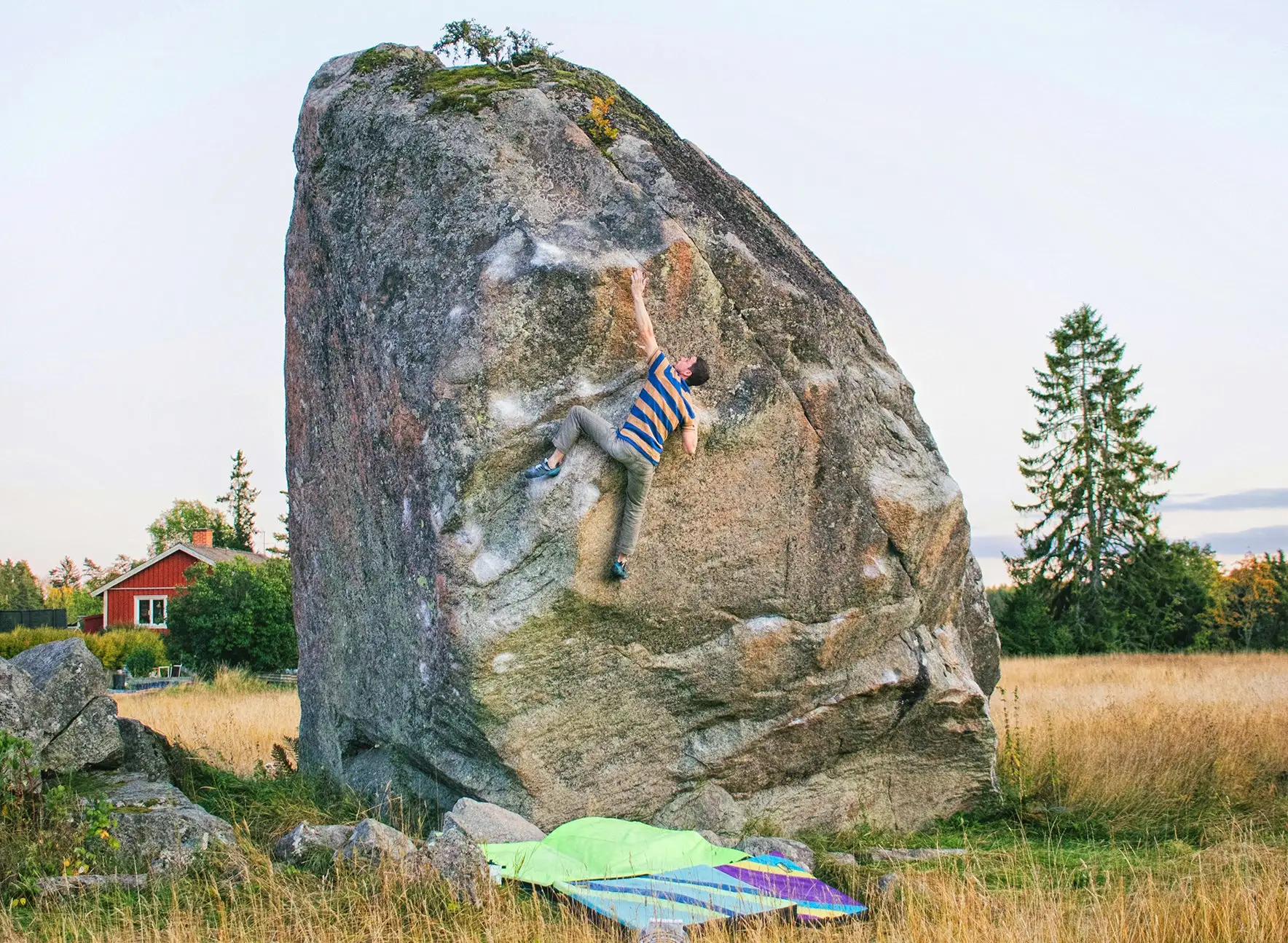 Focksta bouldering area