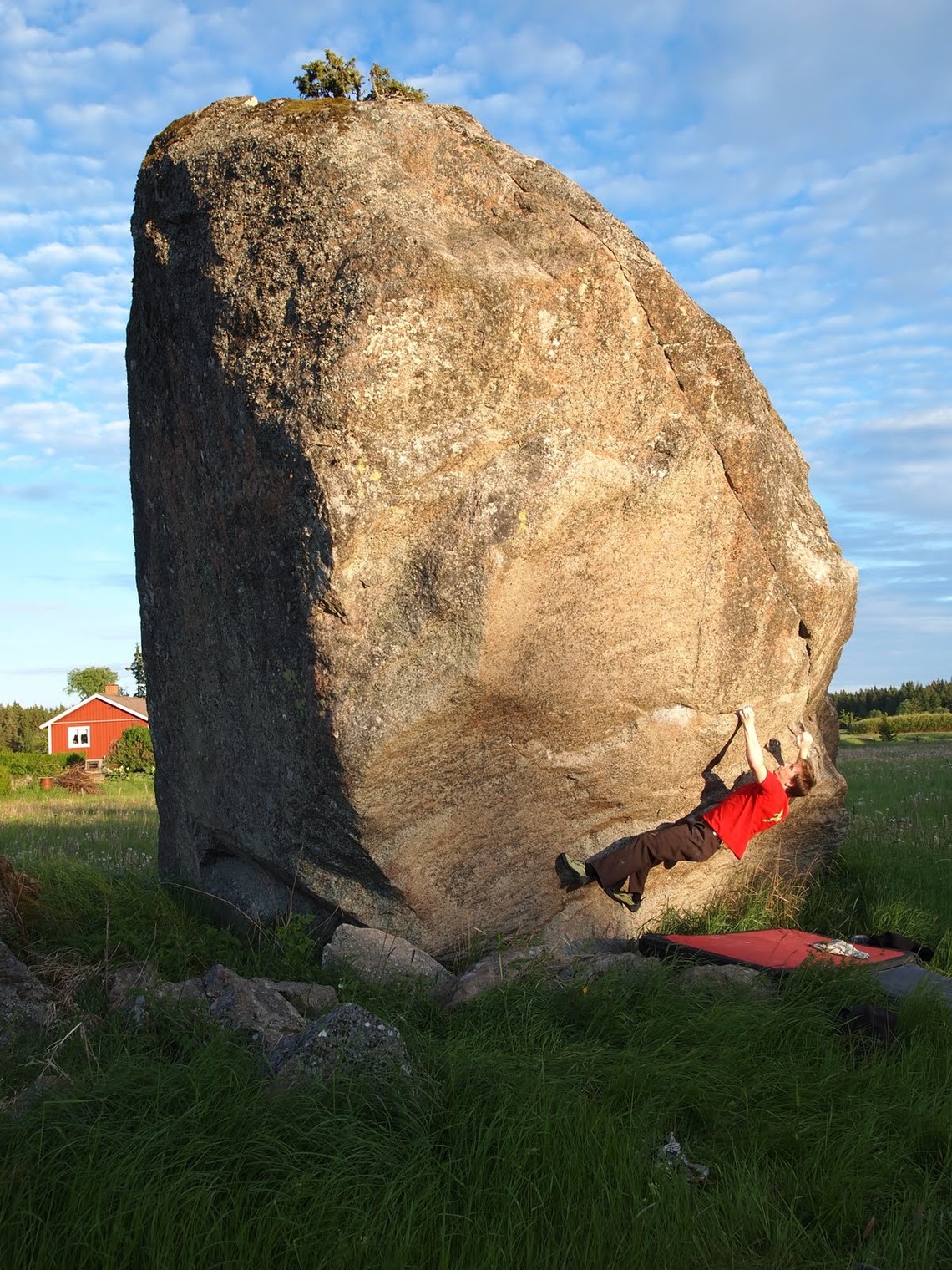 Focksta bouldering area