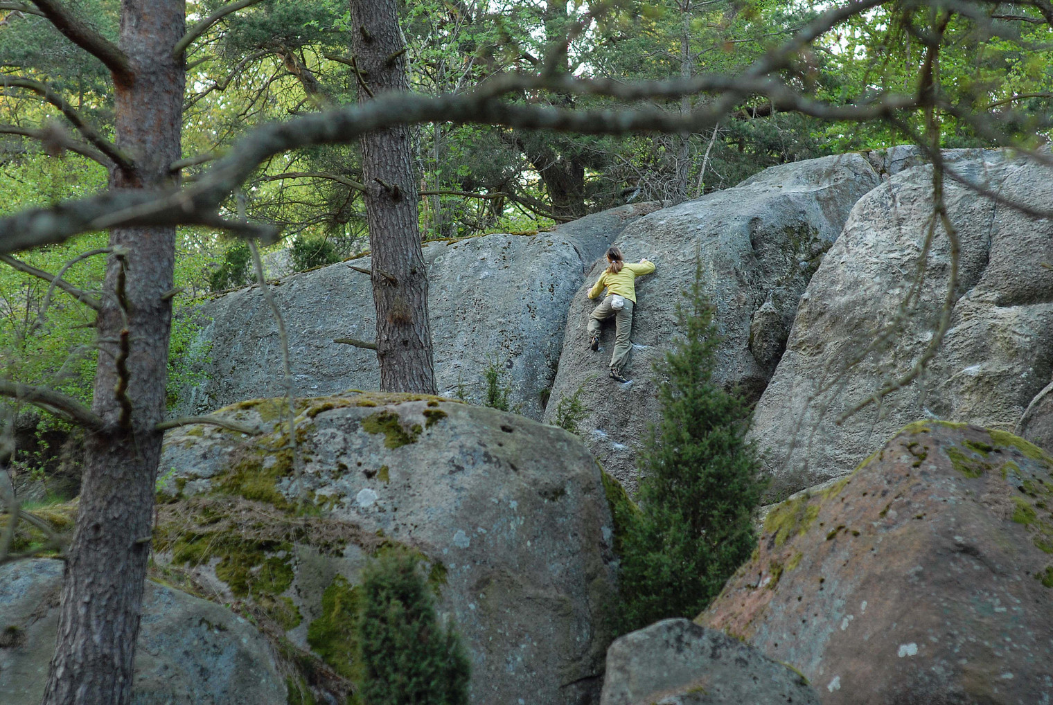 Kjugekull bouldering area